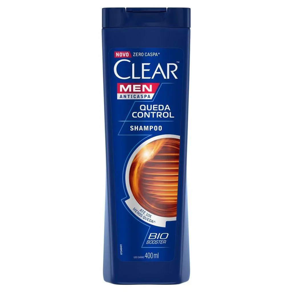 SHAMPOO CLEAR MEN ANTIC QUEDA CONTROL 400ML