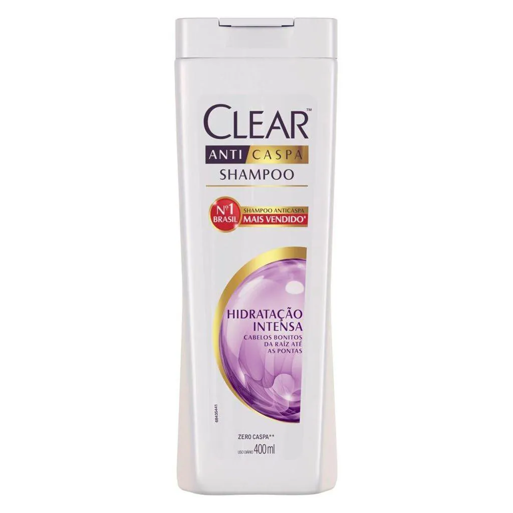 Shampoo Anticaspa Clear Hidratação Intensa 400ml