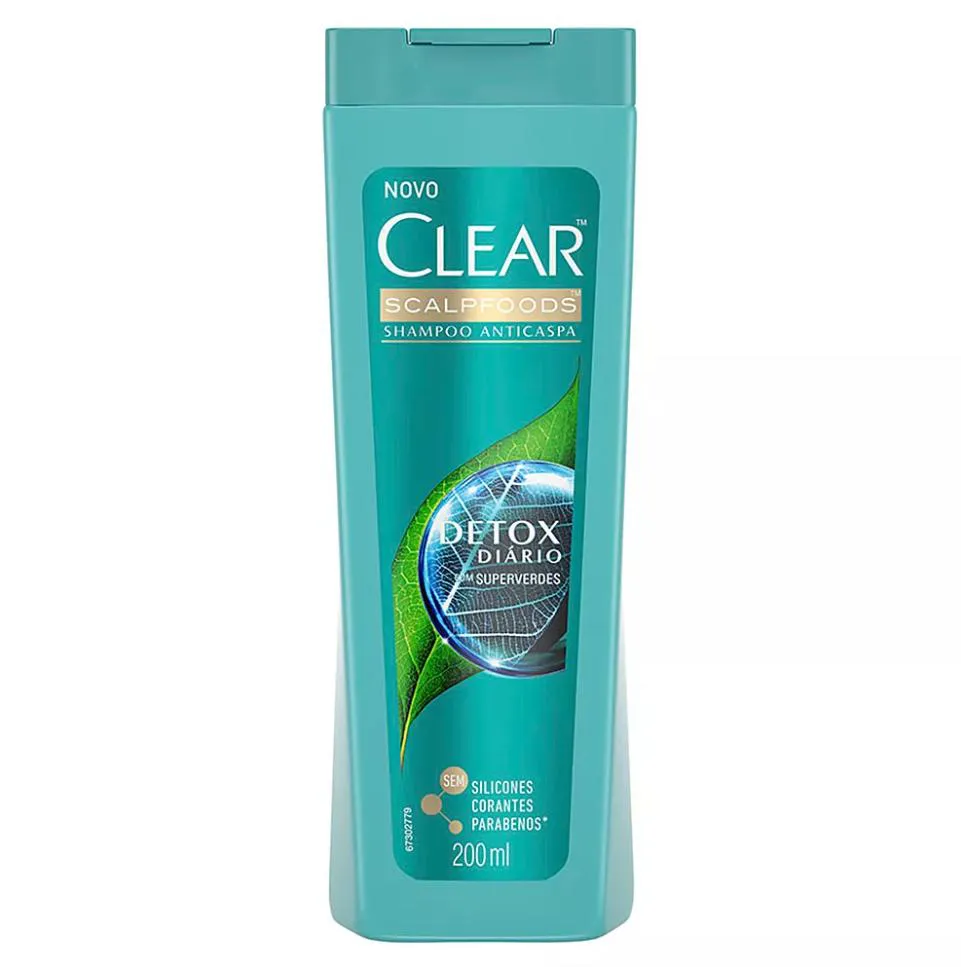 SHAMPOO CLEAR ANTICASPA DETOX DIARIO 200ML