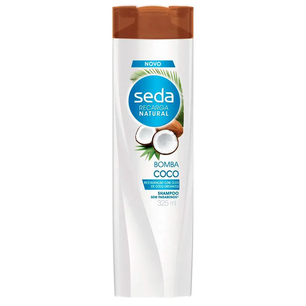 SHAMPOO SEDA RECARGA NATURAL BOMBA COCO 325ML