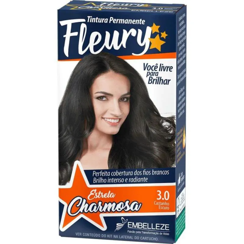 TINTURA FLEURY 3.0  CASTANHO ESCURO