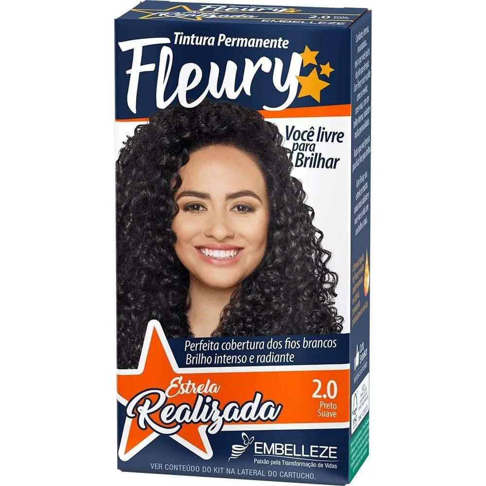 TINTURA FLEURY 2.0  PRETO SUAVE