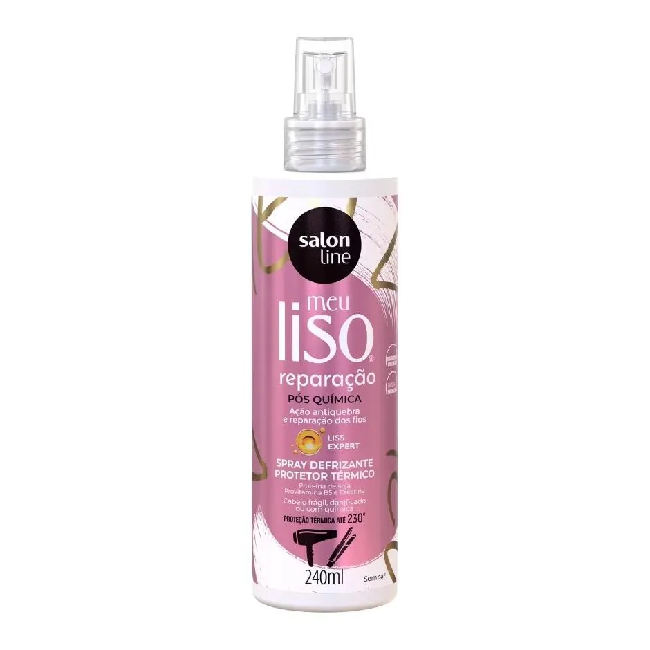 SPRAY LEAVE IN MEU LISO REPARAçãO SALON LINE 240ML