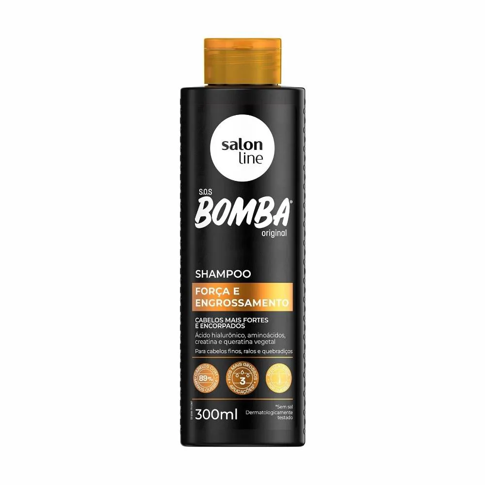 SHAMPOO SOS BOMBA FORçA E ENGROSSAMENTO 300ML