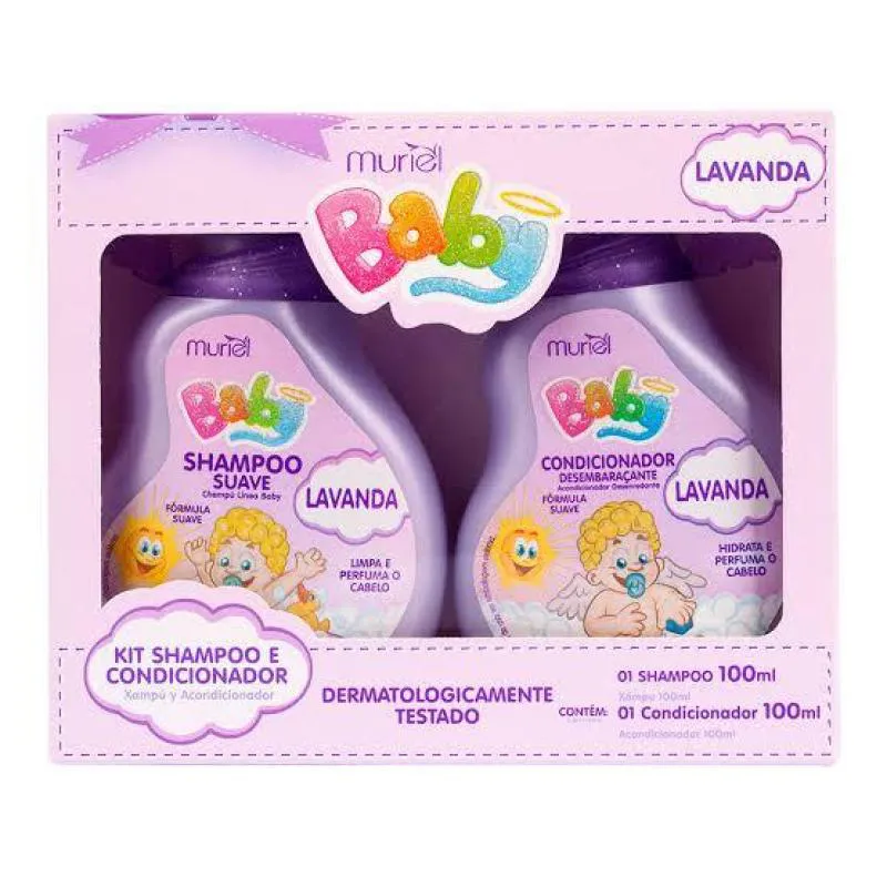 KIT MURIEL BABY SHAMPOO + CONDICIONADOR LAVANDA 100ML