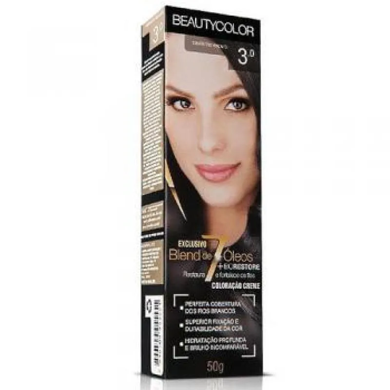 COLORAçãO BEAUTYCOLOR 3.0 CASTANHO ESCURO