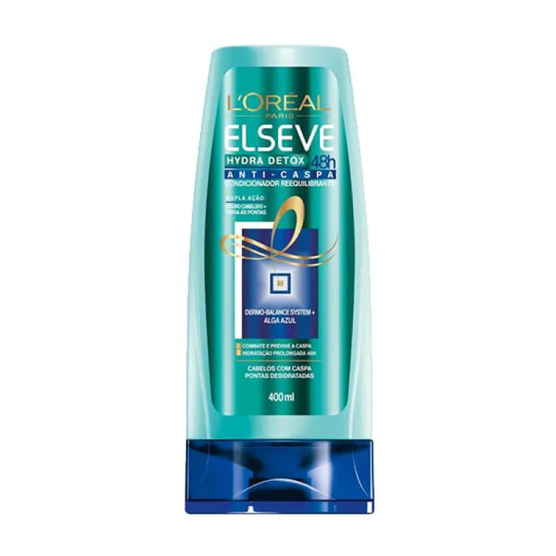 CONDICIONADOR ELSEVE HYDRA DETOX ANTICASPA 400ML