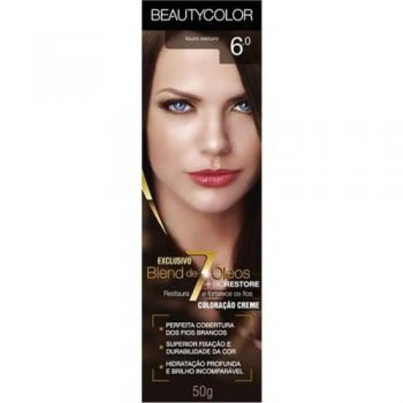 COLORAçãO BEAUTYCOLOR 6.0 LOURO ESCURO