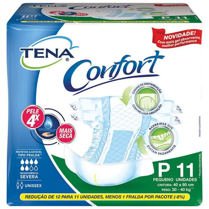 Fralda Tena Confort P 11 Unidades