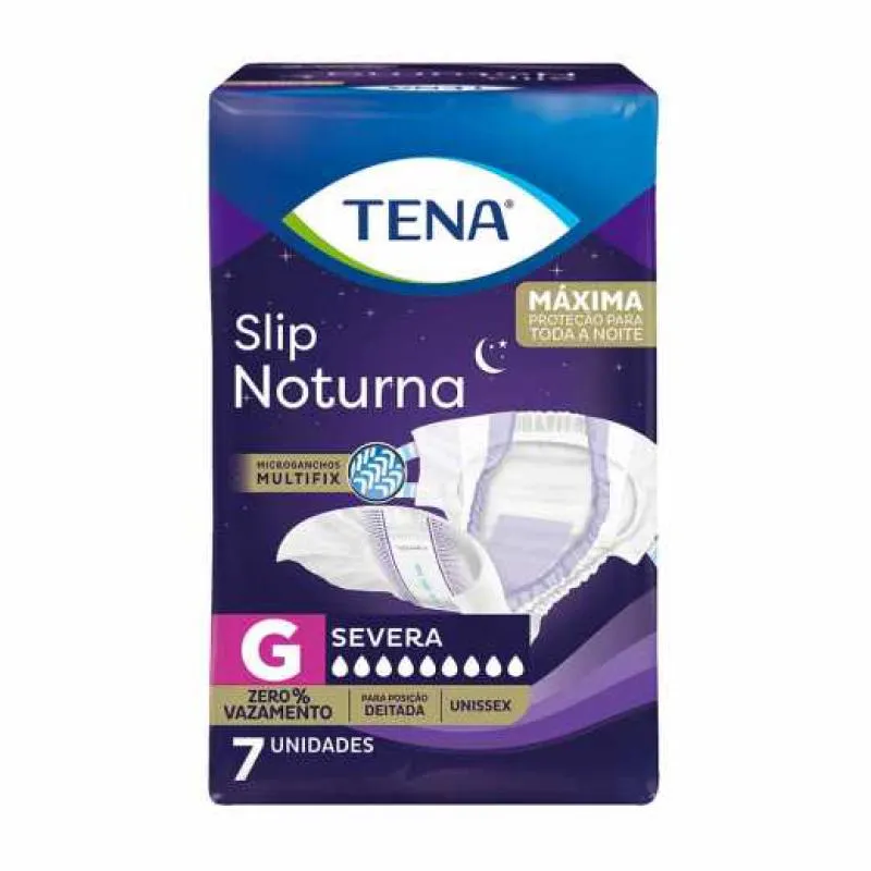 Fralda Tena Noturna G 7 Unidades
