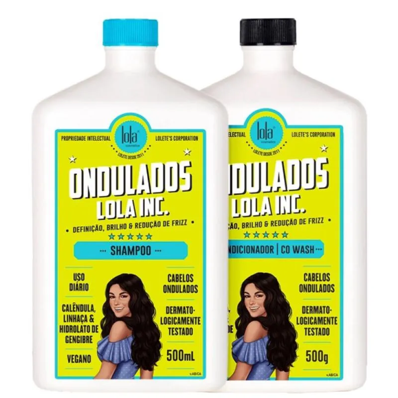 LOLA ONDULADOS KIT SHAMPOO E CONDICIONADOR