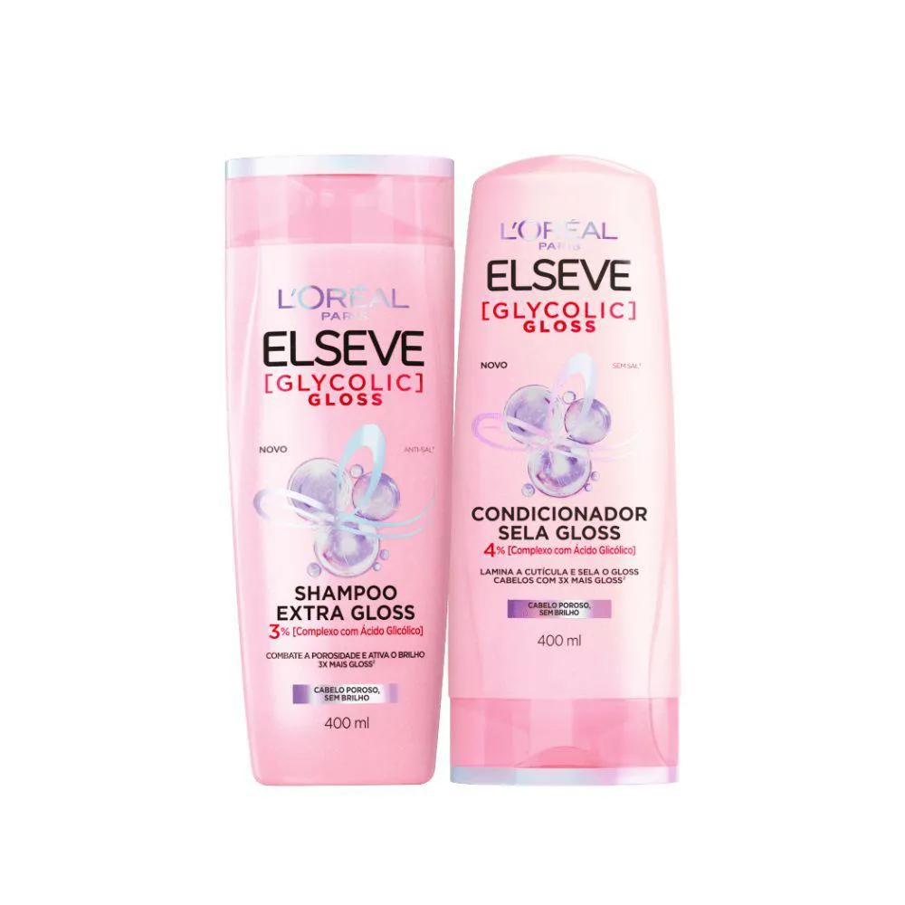 KIT ELSEVE L’ORéAL PARIS GLYCOLIC (2 PRODUTOS)