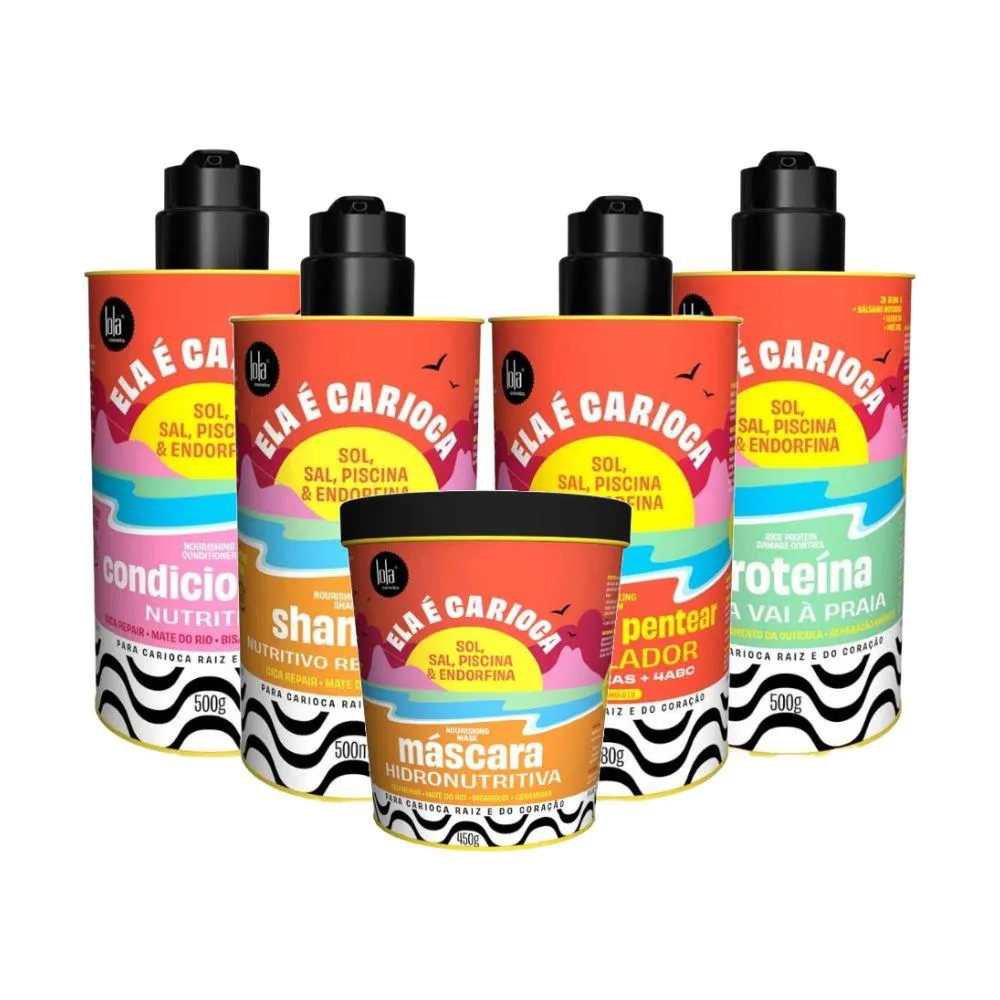 KIT LOLA ELA é CARIOCA 4ABC (5 PRODUTOS)