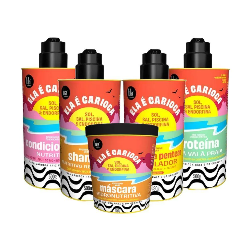 KIT LOLA ELA é CARIOCA 3ABC (5 PRODUTOS)