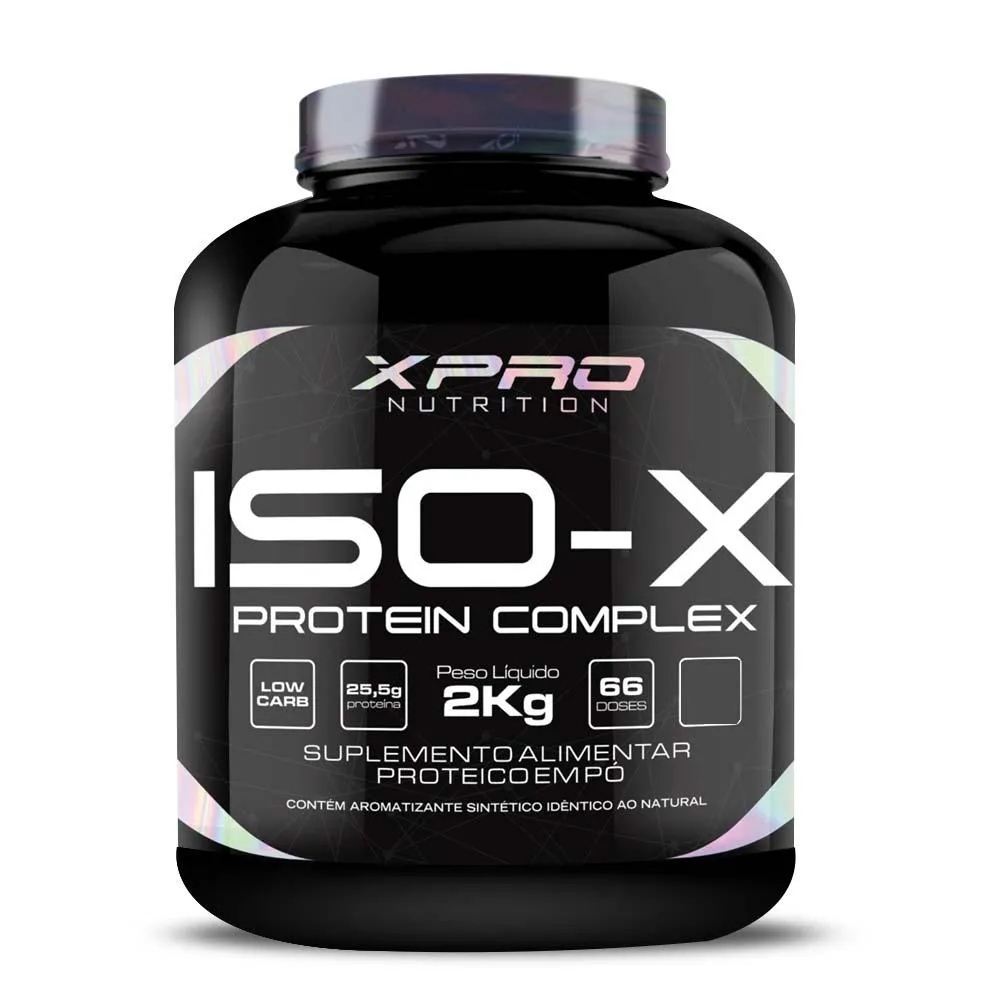 WHEY PROTEIN ISOLADO X COMPLEX 2KG - XPRO NUTRITION Baunilha