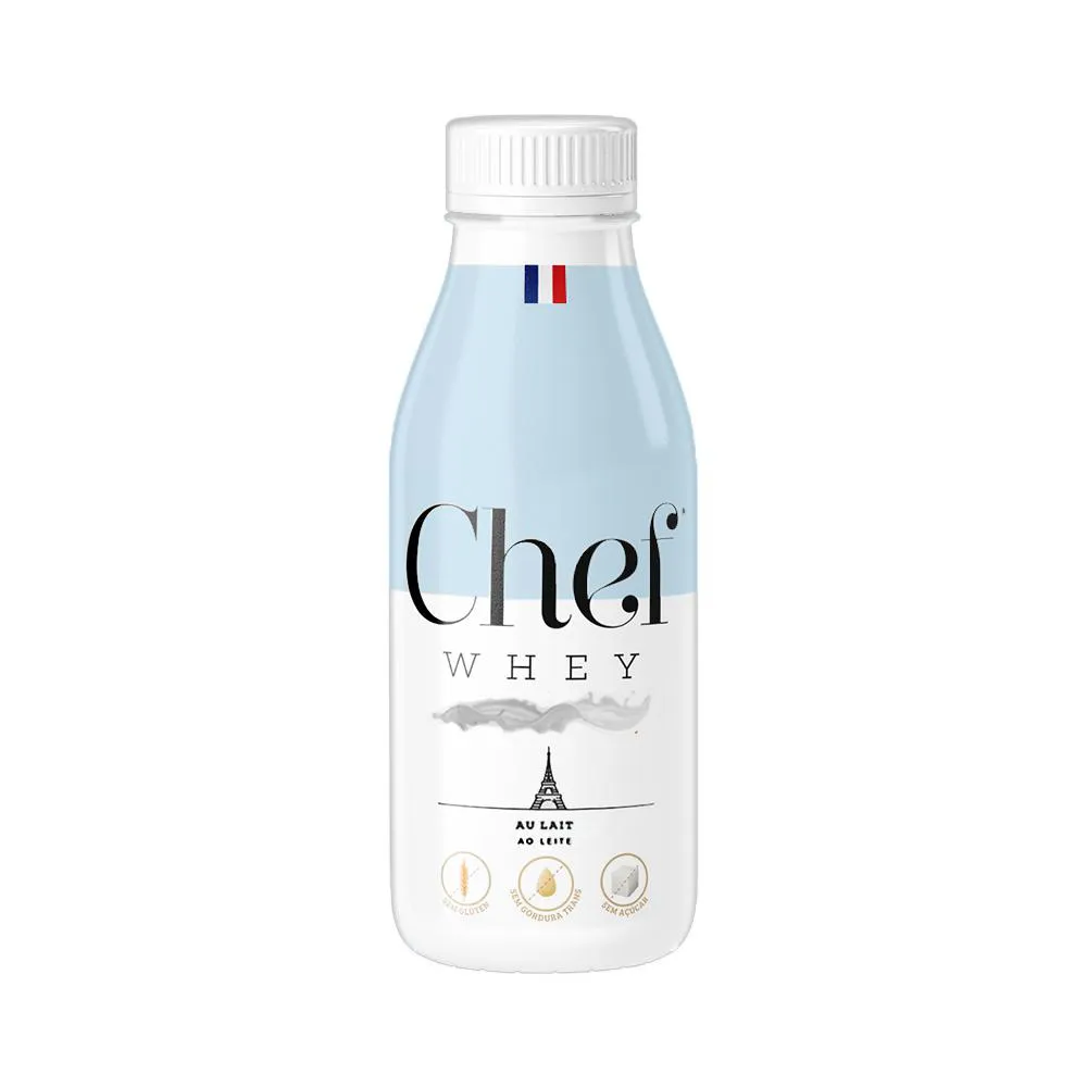 CHEF WHEY PROTEIN GOURMET ZERO LACTOSE DOSE ÚNICA - CHEF WHEY Monodose Chef Whey 40G AU Lait AO Leite