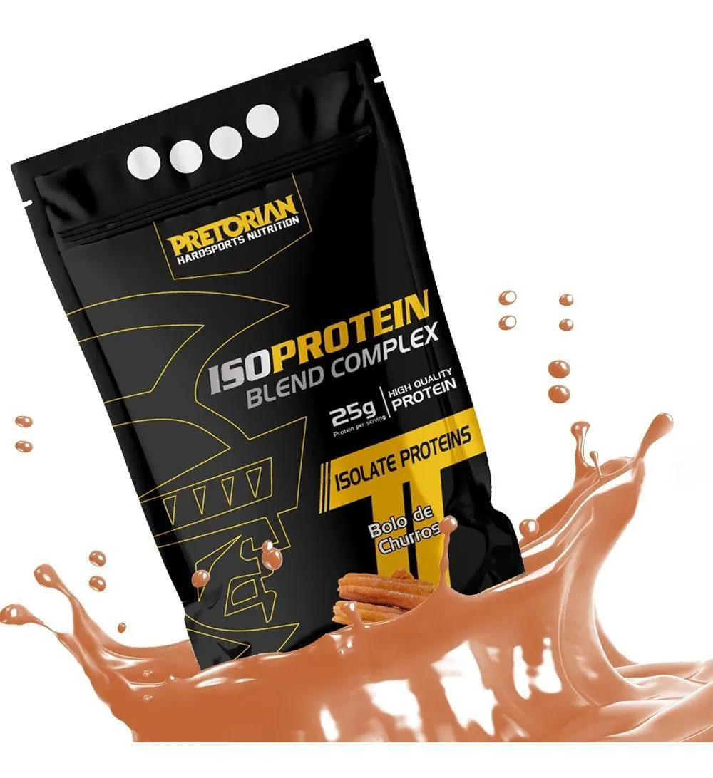 WHEY PROTEIN ISOLADO ISO BLEND COMPLEX 2KG - PRETORIAN Bolo DE Churros