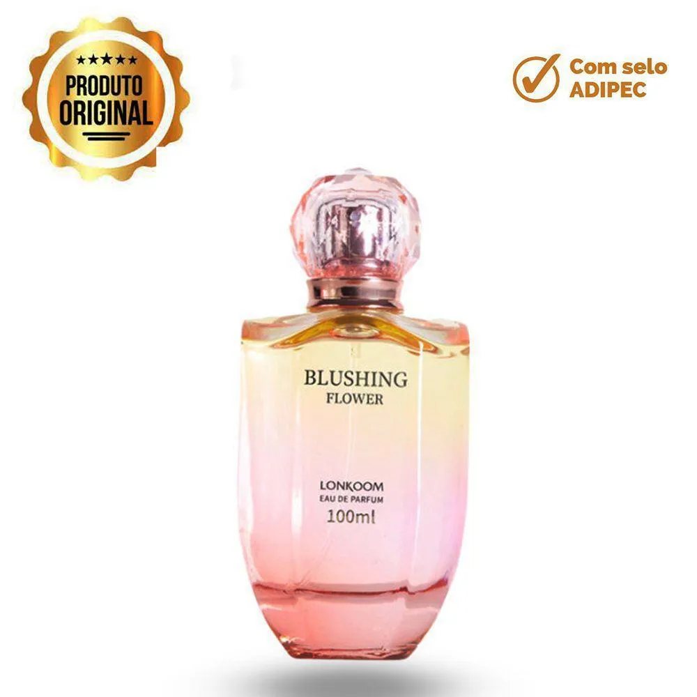 Blushing Flower Lonkoon Eau de Parfum Feminino 100ml - Perfume Feminino