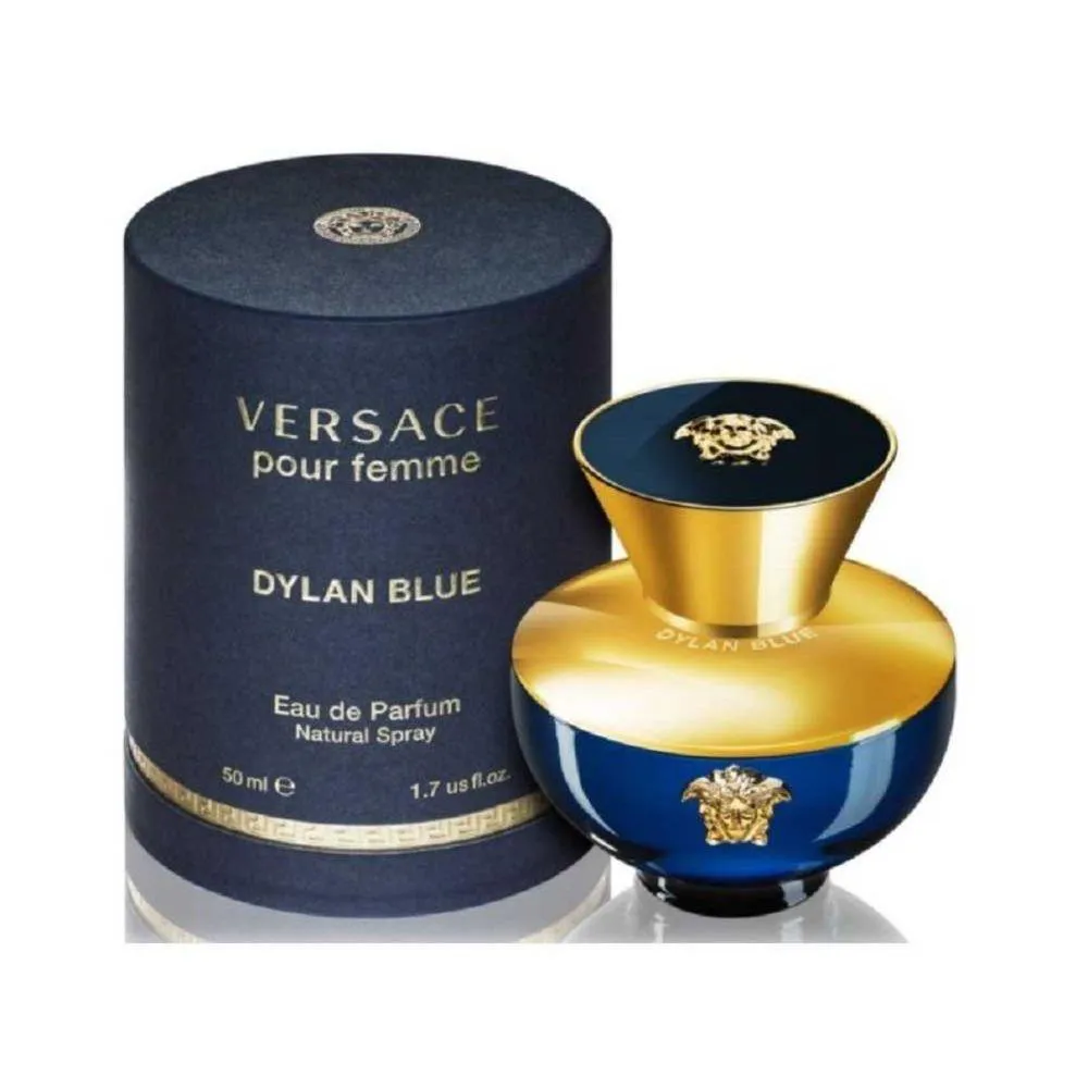 VERSACE POUR FEMME DYLAN BLUE FEMININO EAU DE PARFUM TAMANHO 50 ML