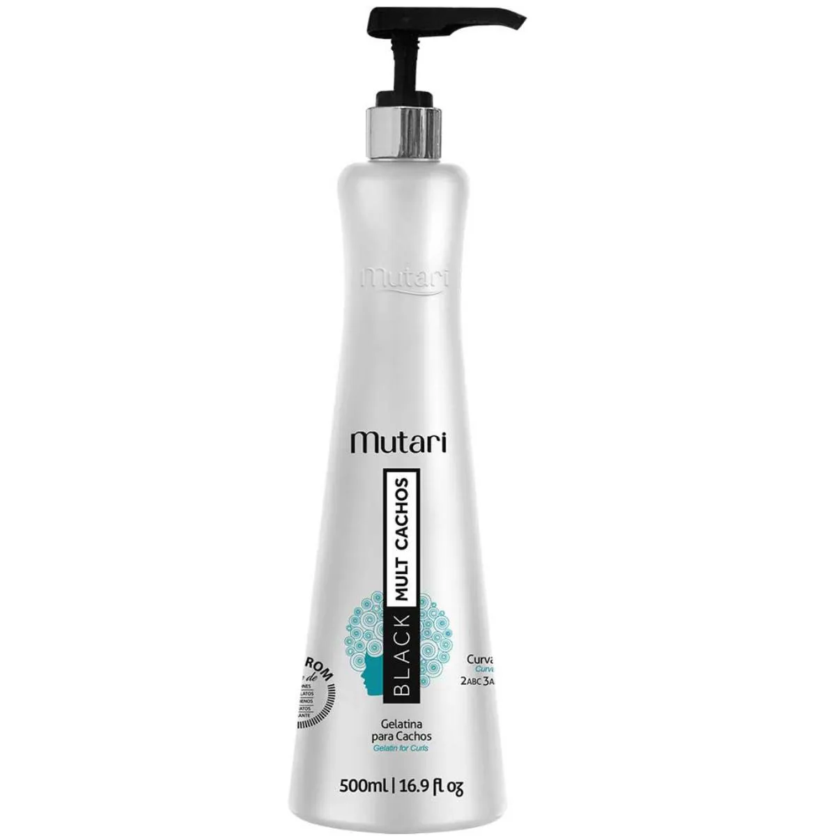 GELATINA PARA CACHOS - BLACK MULT CACHOS - 500ML - MUTARI