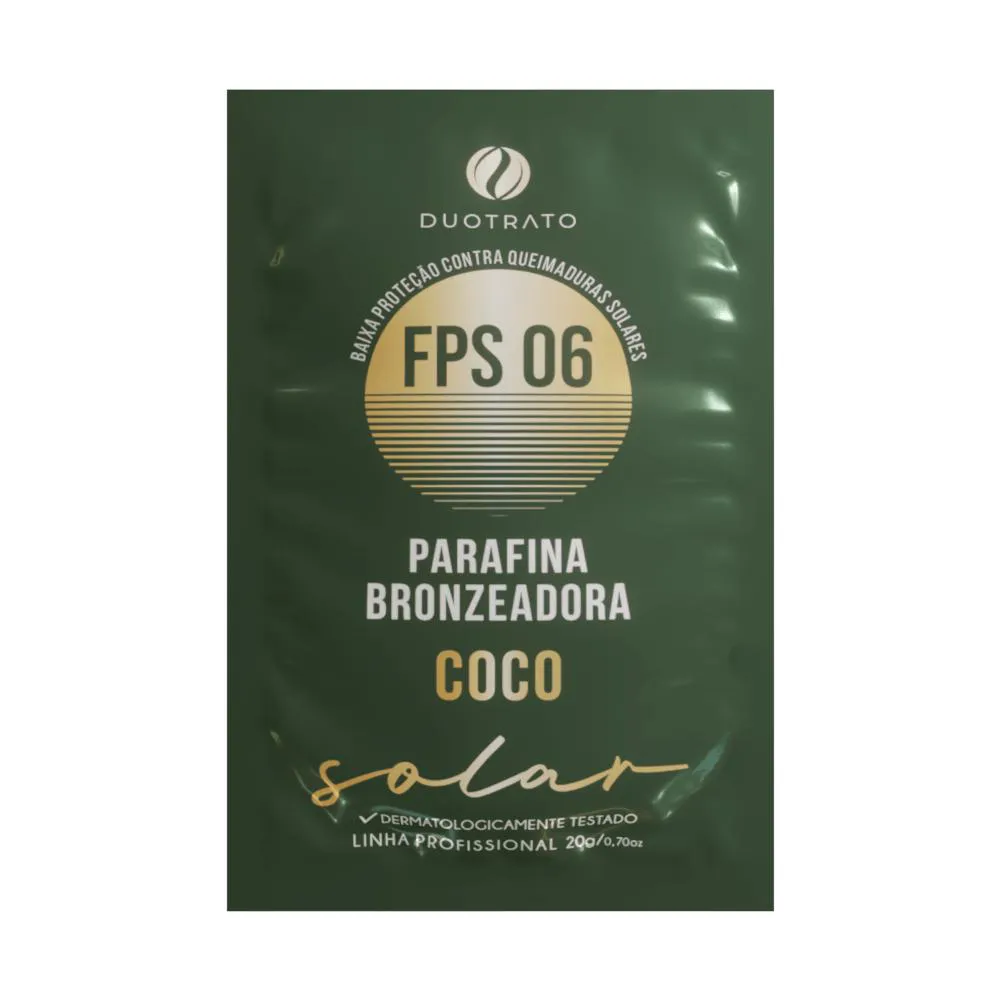 PARAFINA BRONZEADORA EM SACHê 20G - COCO