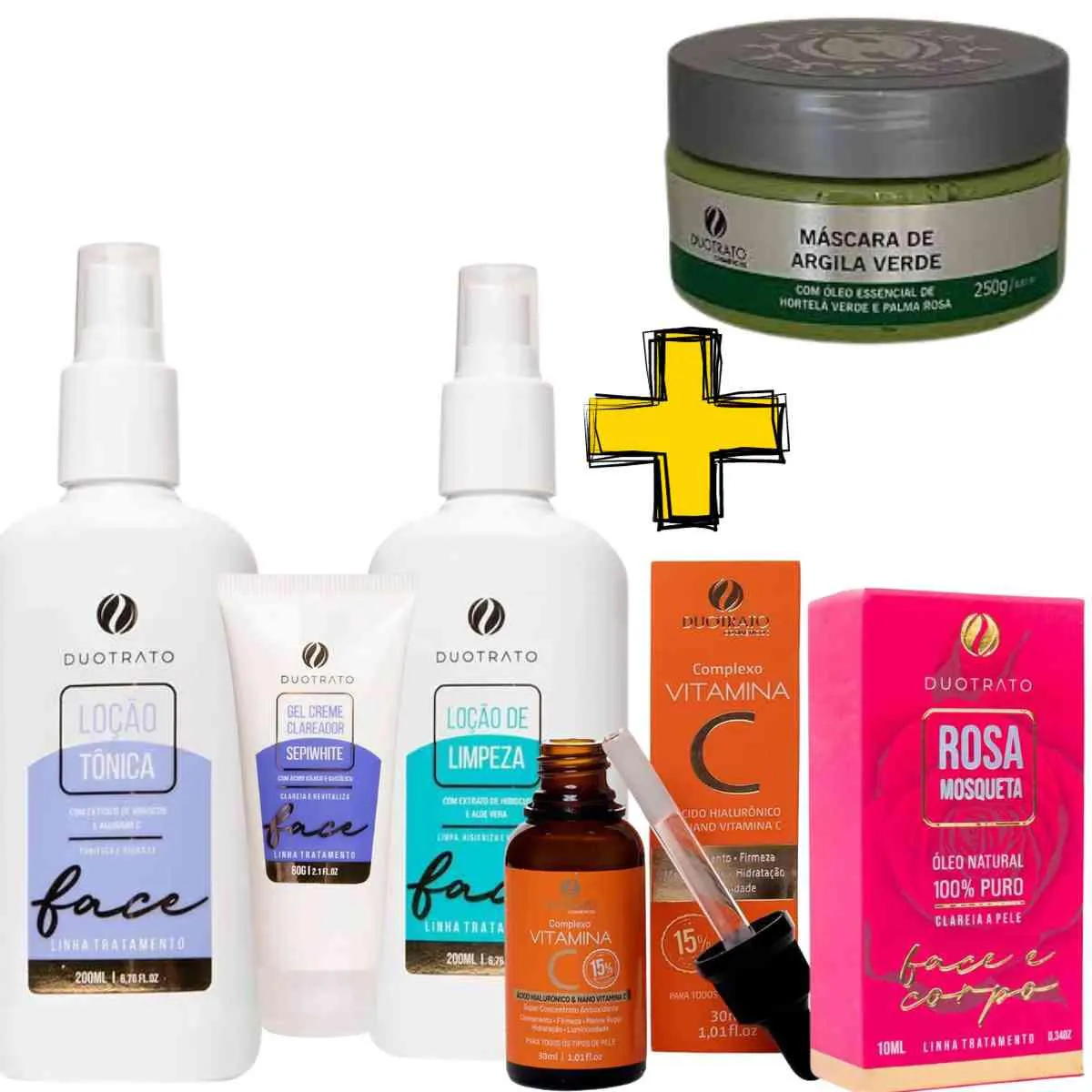 SKINCARE LIMPEZA DE PELE CLAREADOR DUOTRATO