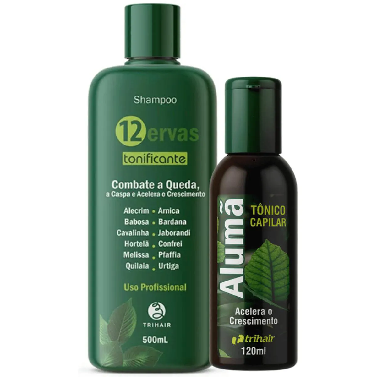 SHAMPOO 12 ERVAS COMBATE A QUEDA - TôNICO DE ALUMã 120ML