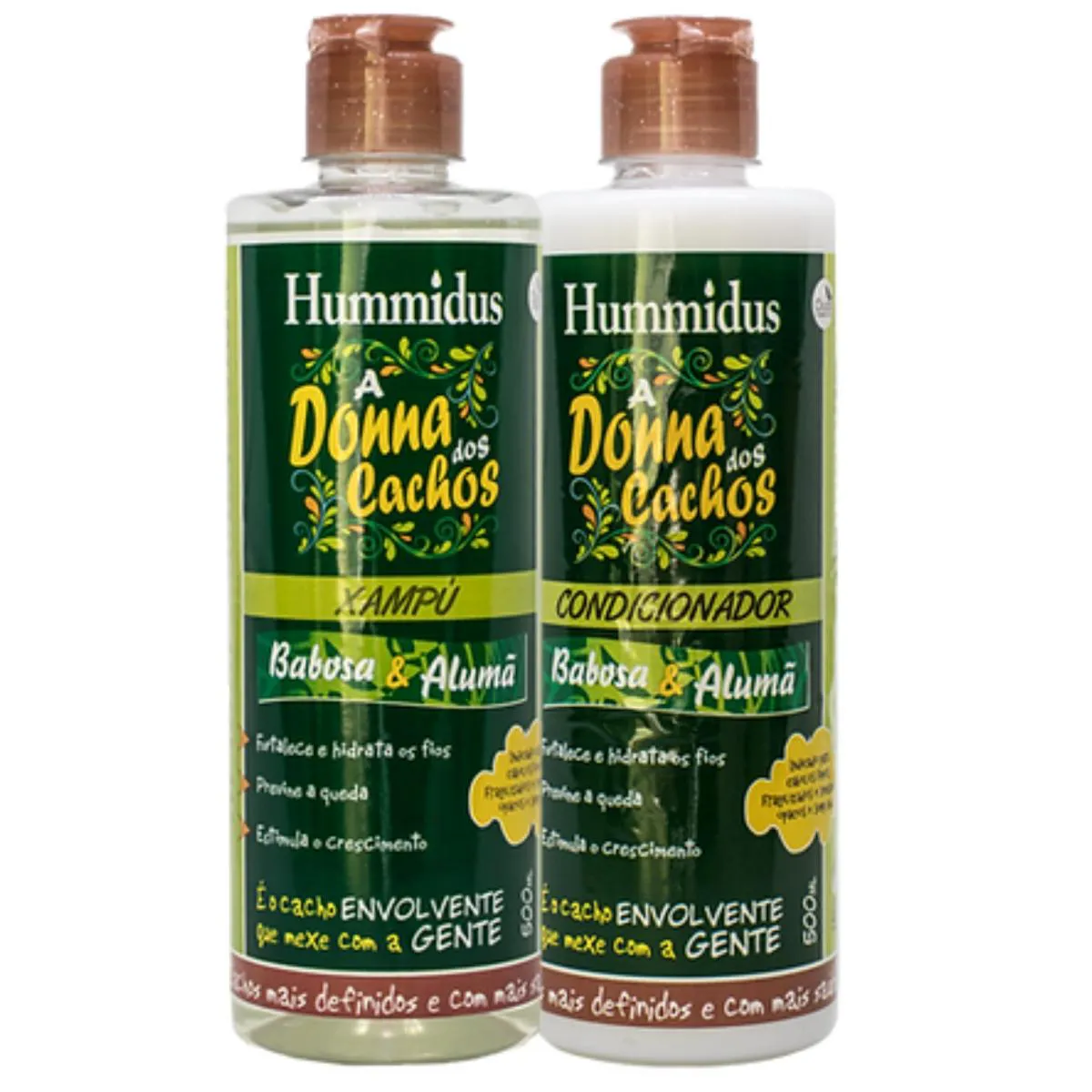 SHAMPOO E CONDICIONADOR BABOSA E ALUMã 500ML
