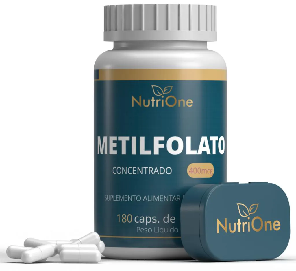 L-METILFOLATO, METILFOLATO DE CALCIO 180 CAPSULAS - NUTRIONE