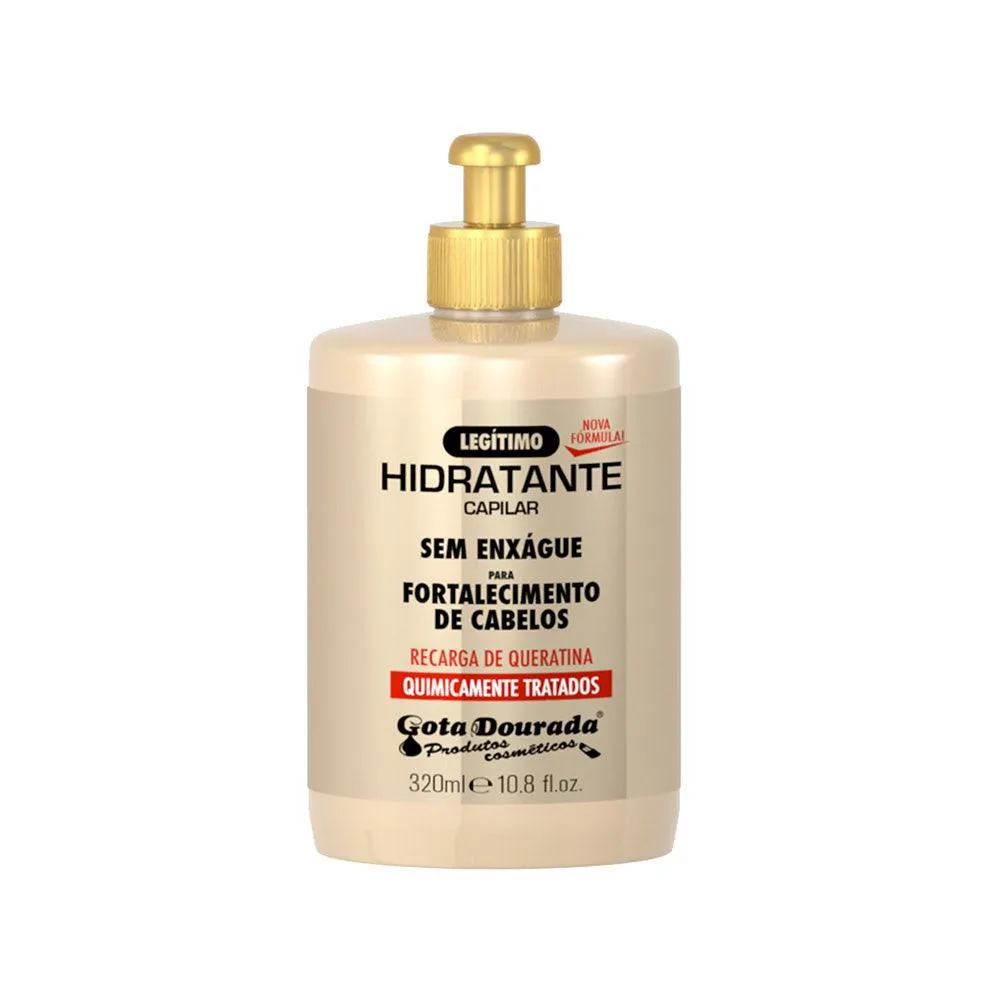 CREME PARA PENTEAR GOTA DOURADA QUIMICAMENTE TRATADO 320ML