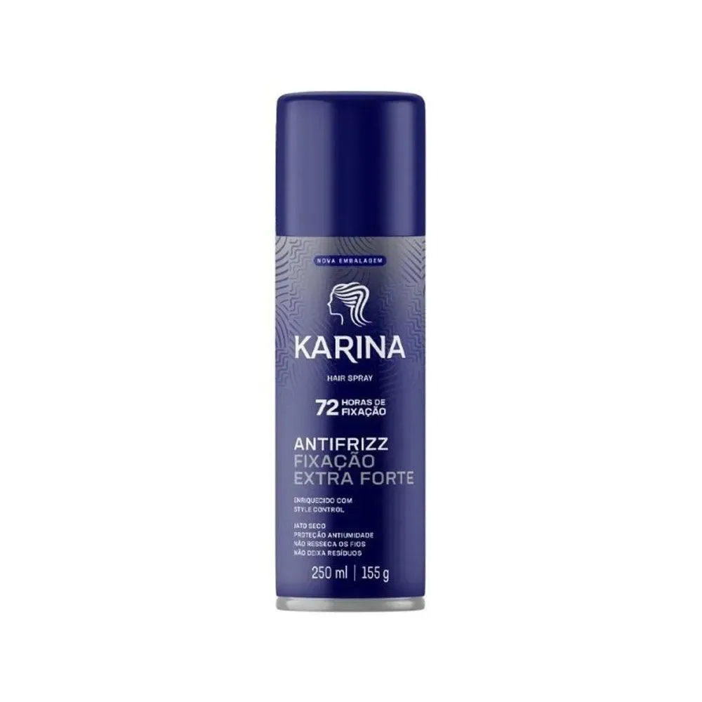 HAIR SPRAY KARINA CONTROLE E VOLUME EXTRA FORTE 250ML