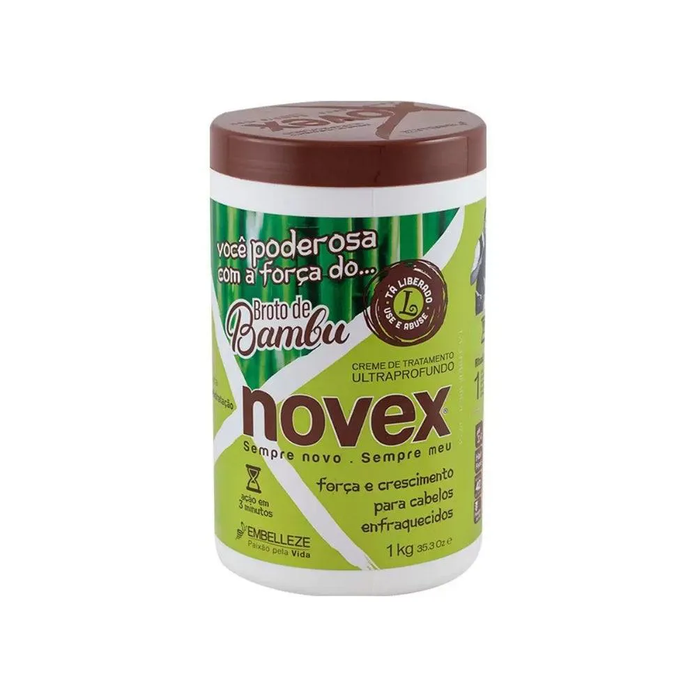 CREME DE TRATAMENTO NOVEX BROTO DE BAMBU 1KG