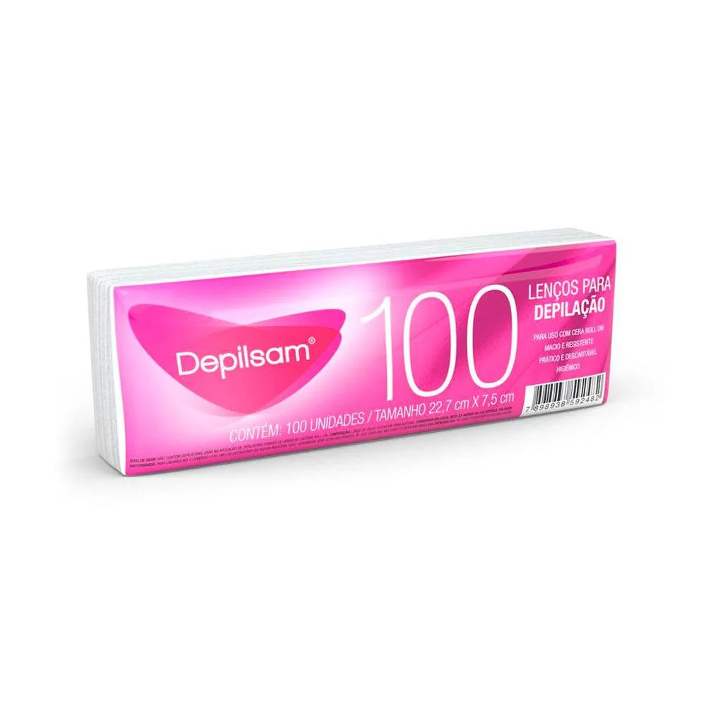 LENçO PARA DEPILAçãO DEPILSAM 100FLS