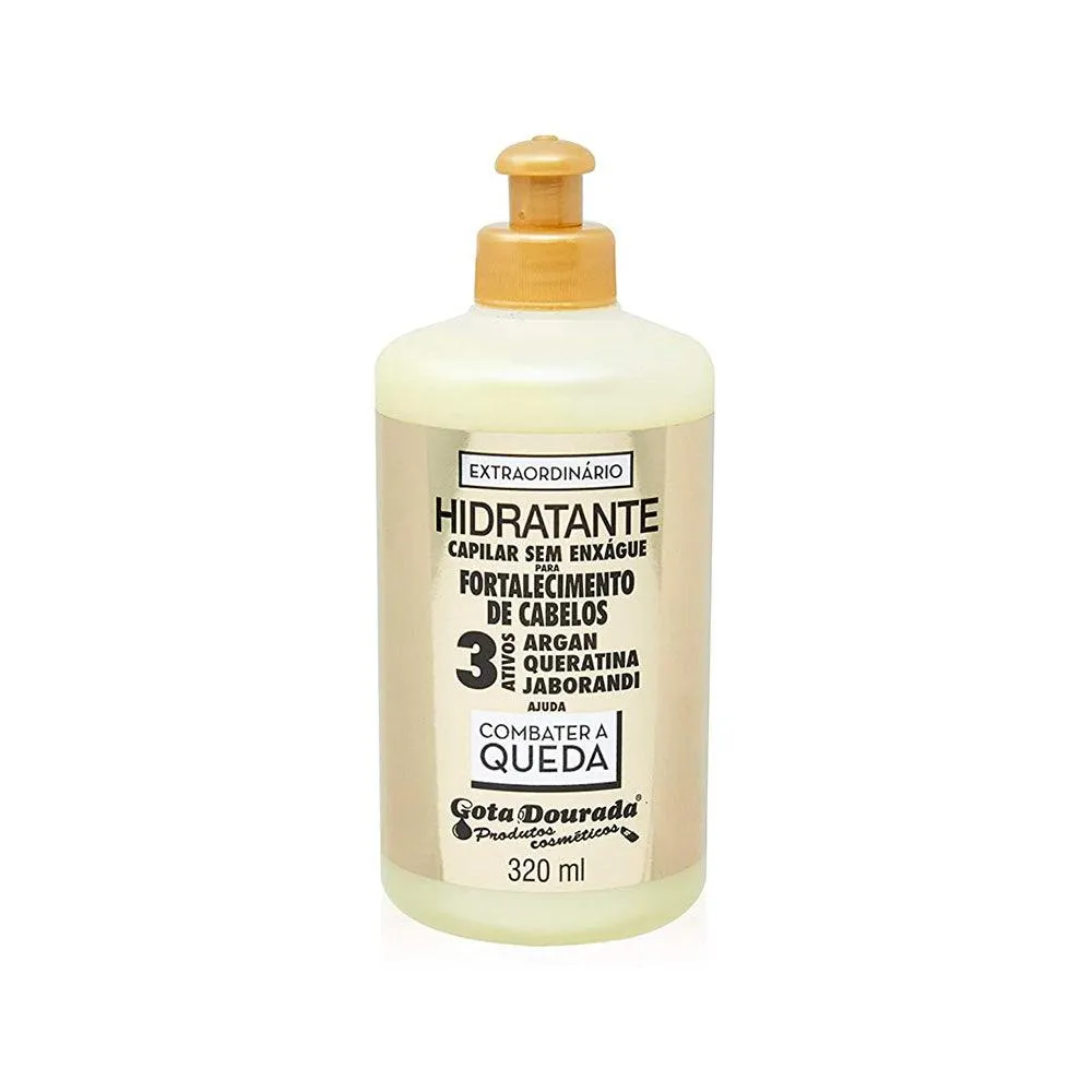 CREME PARA PENTEAR GOTA DOURADA COMBATE A QUEDA 320ML