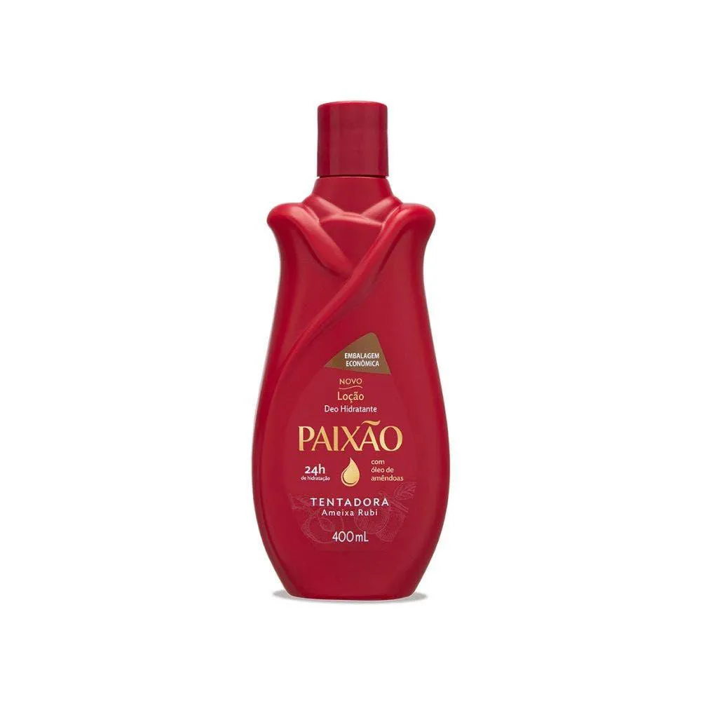 HIDRATANTE PAIXãO TENTADORA COM ÓLEO DE AMêNDOAS AçãO DESODORANTE 400ML