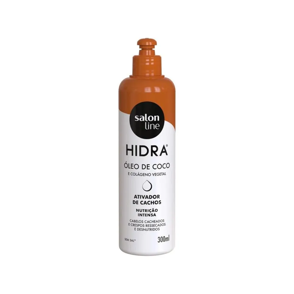 ATIVADOR DE CACHOS SALON LINE HIDRA COCO ORIGINAL 300ML