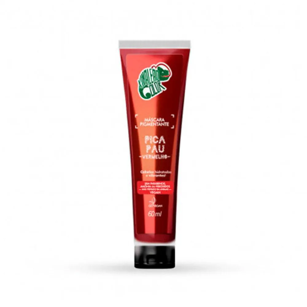 MáSCARA TRATAMENTO CAPILAR KAMALEãO COLOR PIGMENTO PICA PAU 60ML 14573
