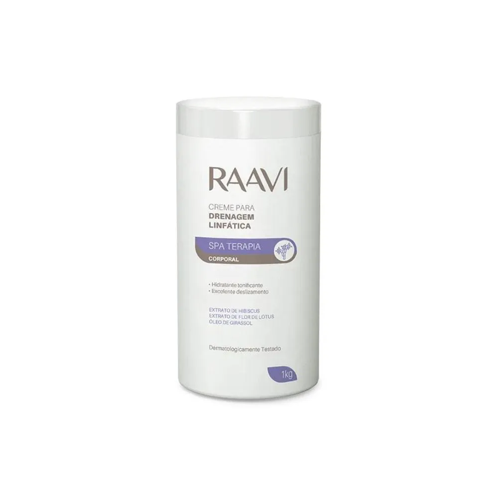 CREME PARA MASSAGEM RAAVI DRENAGEM 1KG