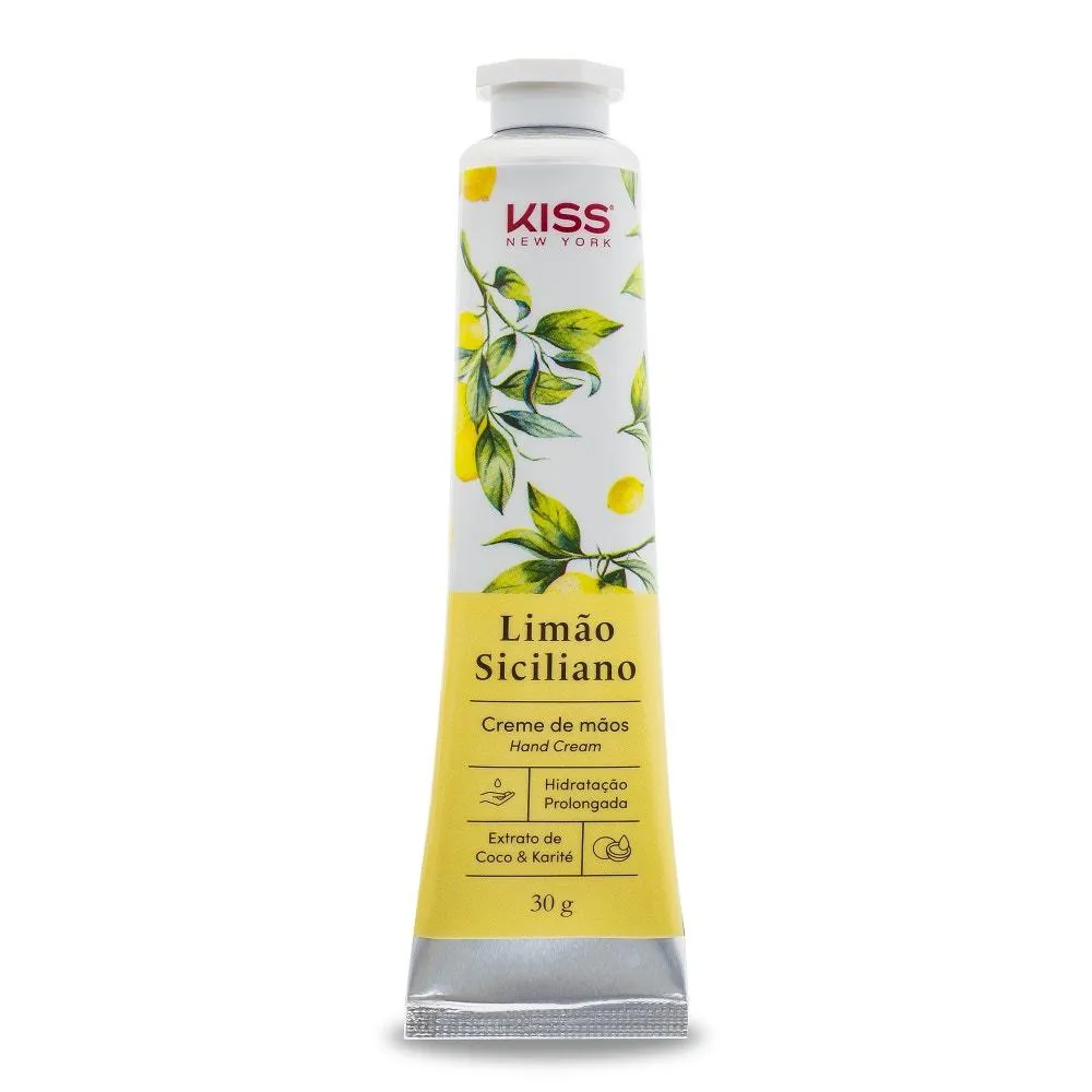 CREME HIDRATANTE MãOS KISS LIMãO KCM04BR