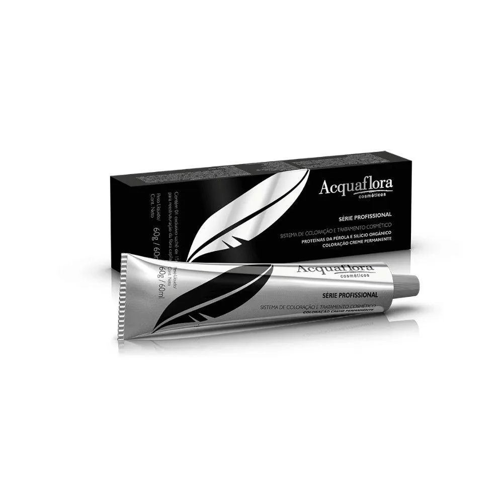 TONALIZANTE SEM AMôNIA ACQUAFLORA 10.91 LOURO CLARíSSIMO PéROLA ACINZENTADO 60GR