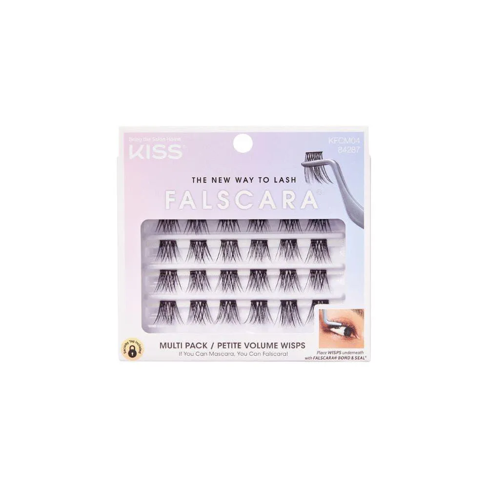 CíLIOS POSTIçOS KISS NY FALSCARA MULTIPACK PETITE VOLUME WISPS