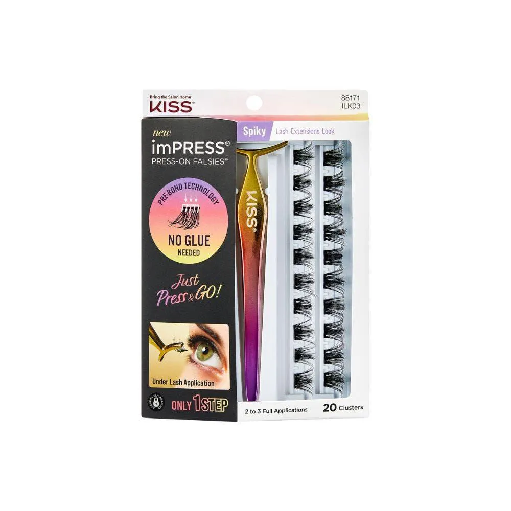 CíLIOS POSTIçOS KISS NY IMPRESS PRESS-ON FALSIES KIT 03