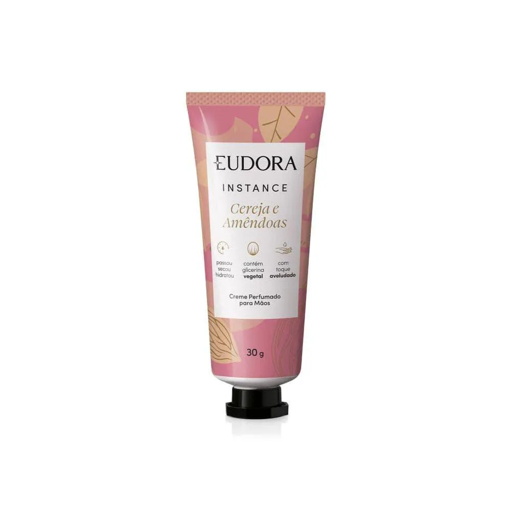 CREME HIDRATANTE MãOS INSTANCE CEREJA E AMêNDOAS 30GR