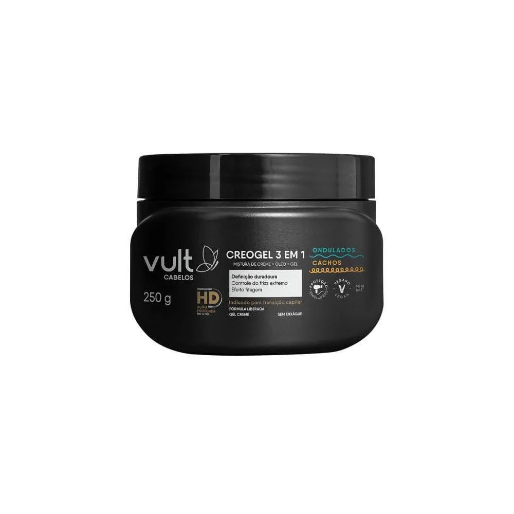 CREOGEL CAPILAR VULT CACHOS E CRESPOS 250G