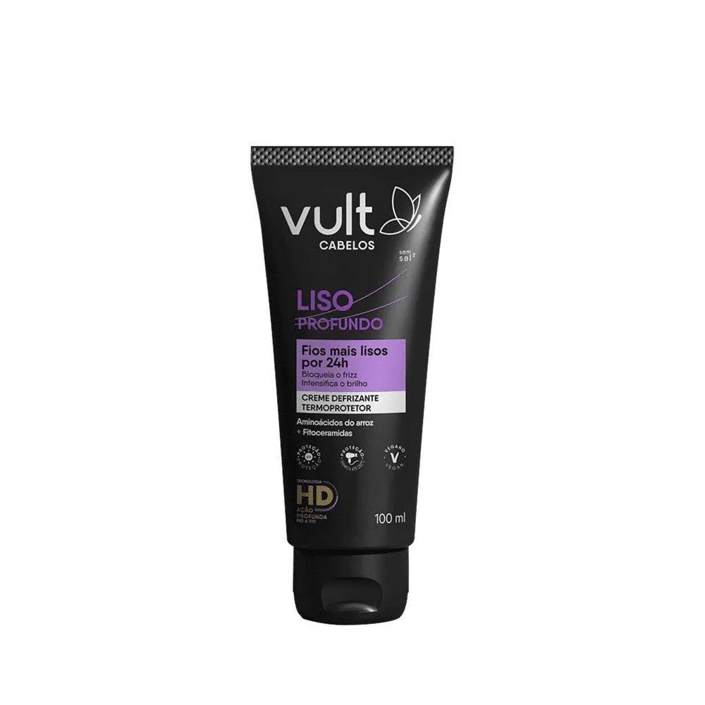 CREME CAPILAR VULT DEFRIZANTE LISOS 100ML