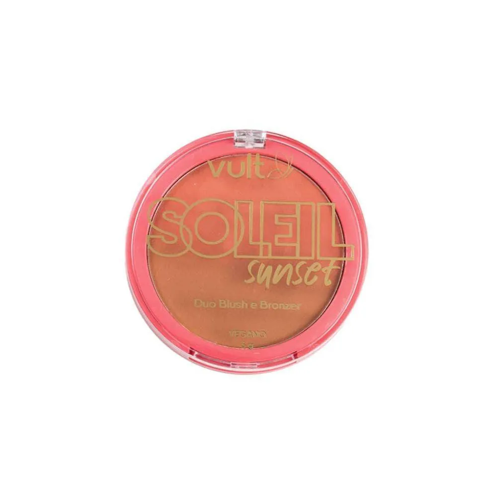 Pó COMPACTO DUO BLUSH E BRONZER SOLEIL SUNSET 6G