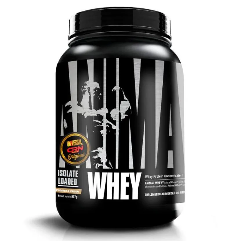 SUPLEMENTO ALIMENTAR WHEY PROTEIN ANIMAL WHEY 907G - UNIVERSAL NUTRITION Cookies Cream