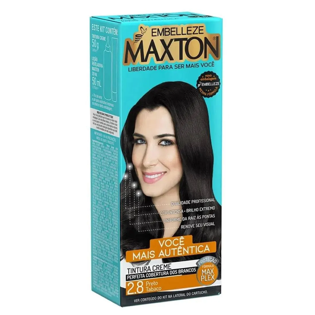 TINTURA MAXTON 2.8 PRETO TABACO