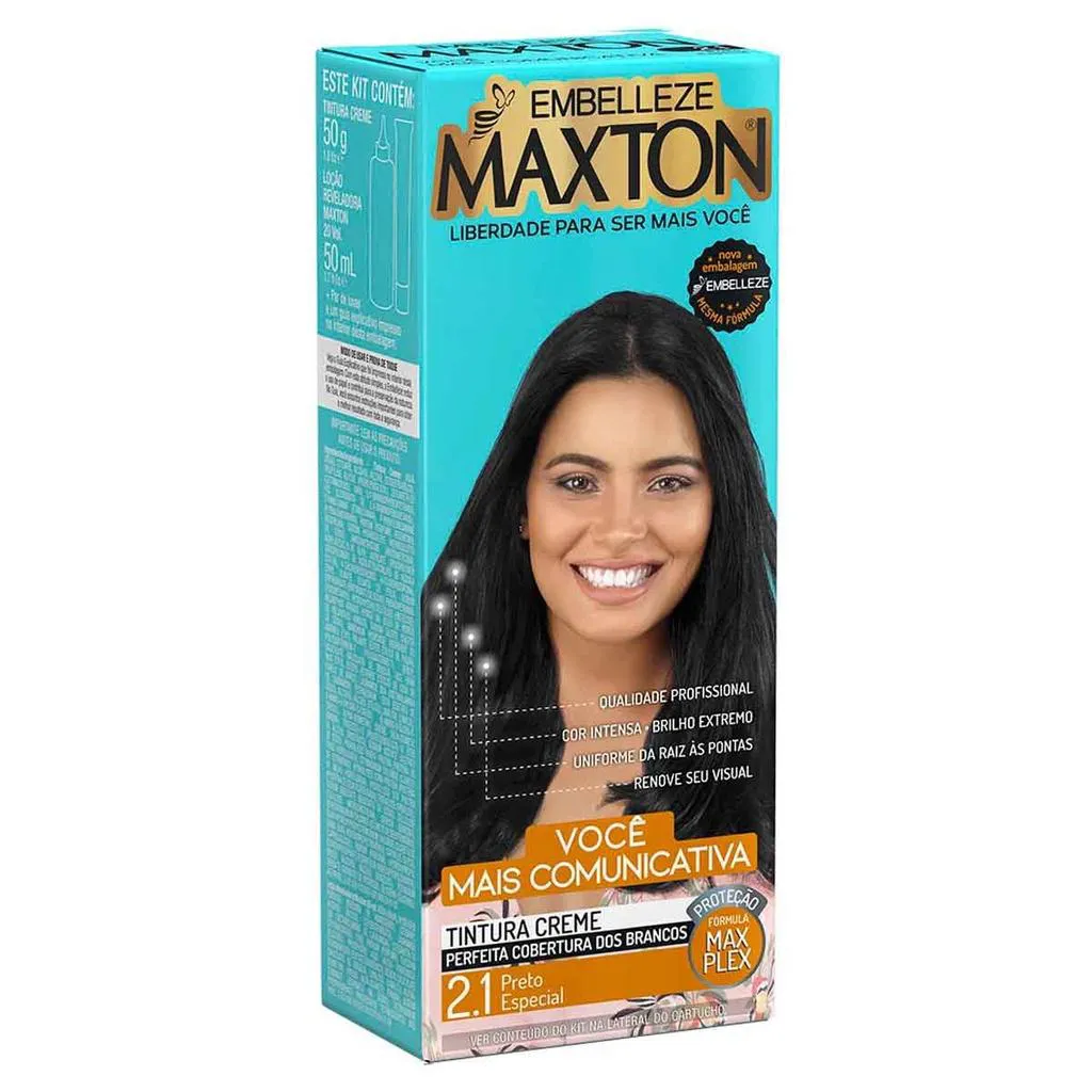 TINTURA MAXTON 2.1 PRETO ESPECIAL