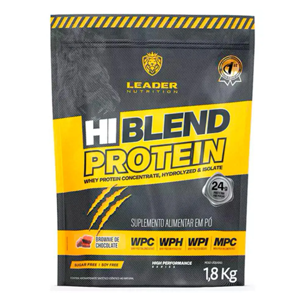 HI-BLEND PROTEIN 1.8KG BROWNIE CHOCOLATE - LEADER NUTRITION